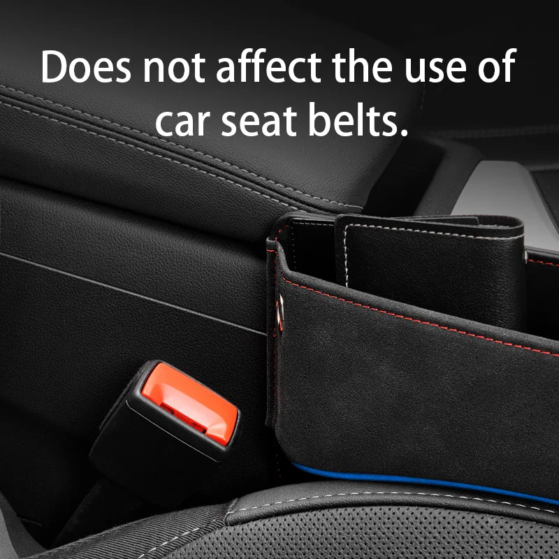 Новая Универсальная замшевая автомобильная коробка-органайзер для зазора на