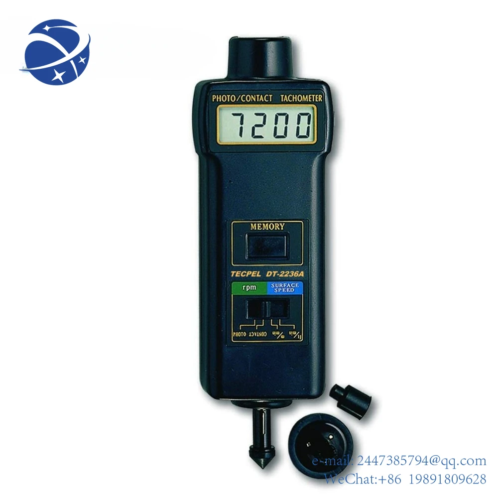 

Yun YiDT-2236A Optical Tachometer contact non contact Digital tachometer