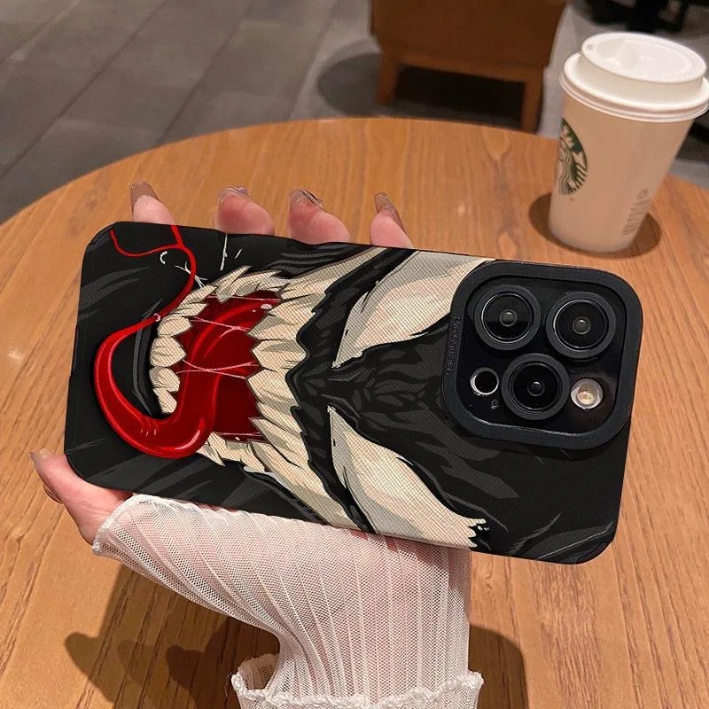 New Cool Ins Movie venoms 3 Pupil Full Screen Phone Case For Xiaomi Redmi 8 9A 9T 9C 10 K20 30 40 Note 7 9 9s 11 Pro 4G 5G