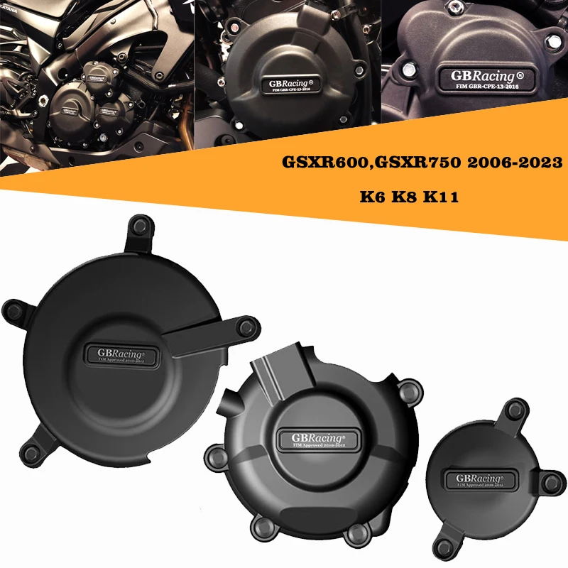 

Engine Cover Protector Set for GBRacing for SUZUKI GSXR600 GSXR750 GSXR 600 750 2006-2020 K6-L5