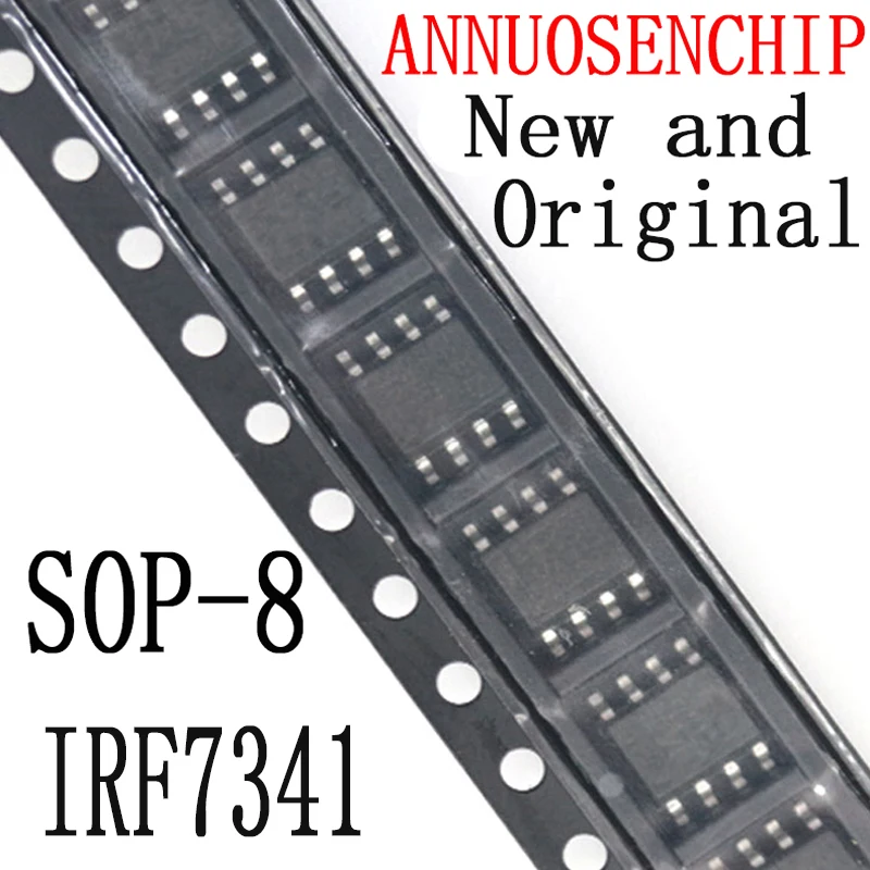 Новые и оригинальные SOP-8 IRF7341TRPBF SOP IRF7341TR SOP8 F7341 Dual N-channel FET IRF7341, 10 шт.