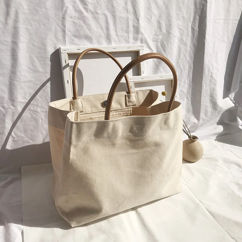 

Новинка 2023, лаконичная вместительная Холщовая Сумка для отдыха, популярная стильная сумка для покупок, женская сумка