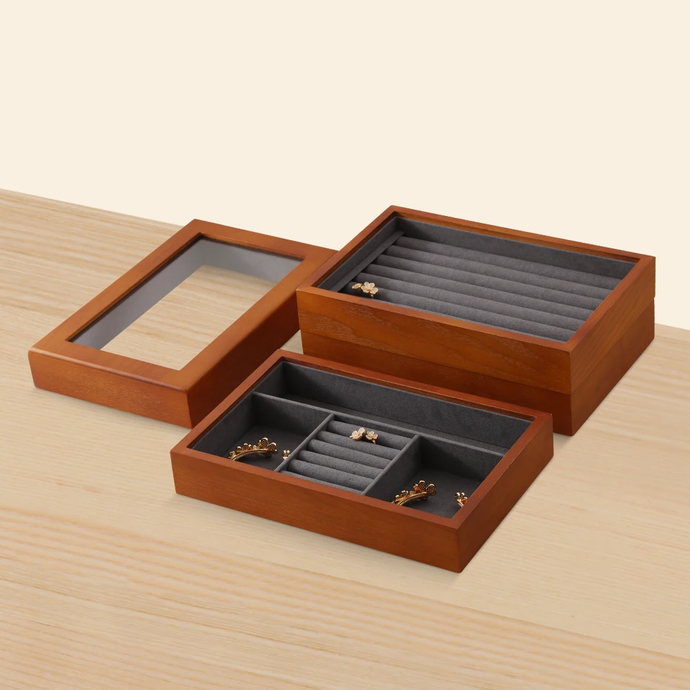 YinBeiNi органайзер для кольца ожерелья браслета деревянные украшения аксессуары
