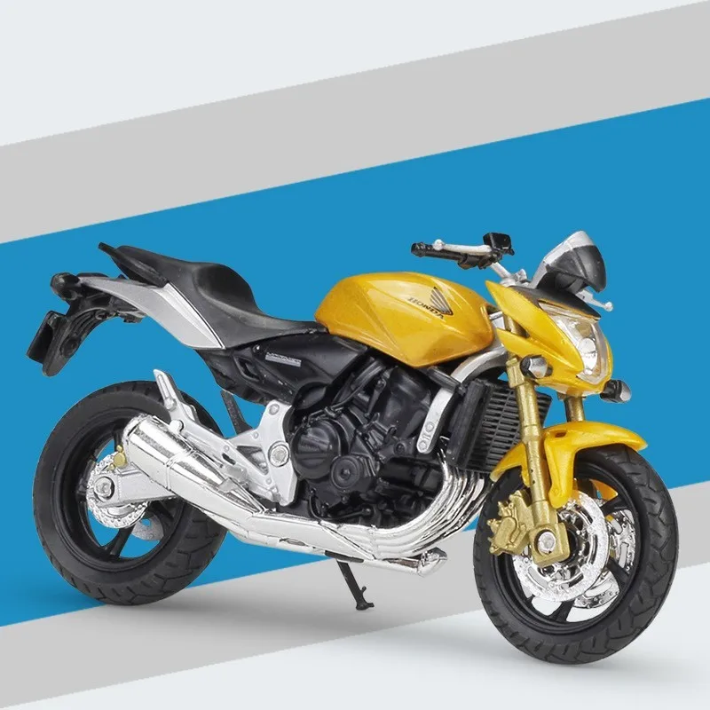 

Welly 1:18 Honda Hornet Yellow Motorcycle Model Bike New in Box