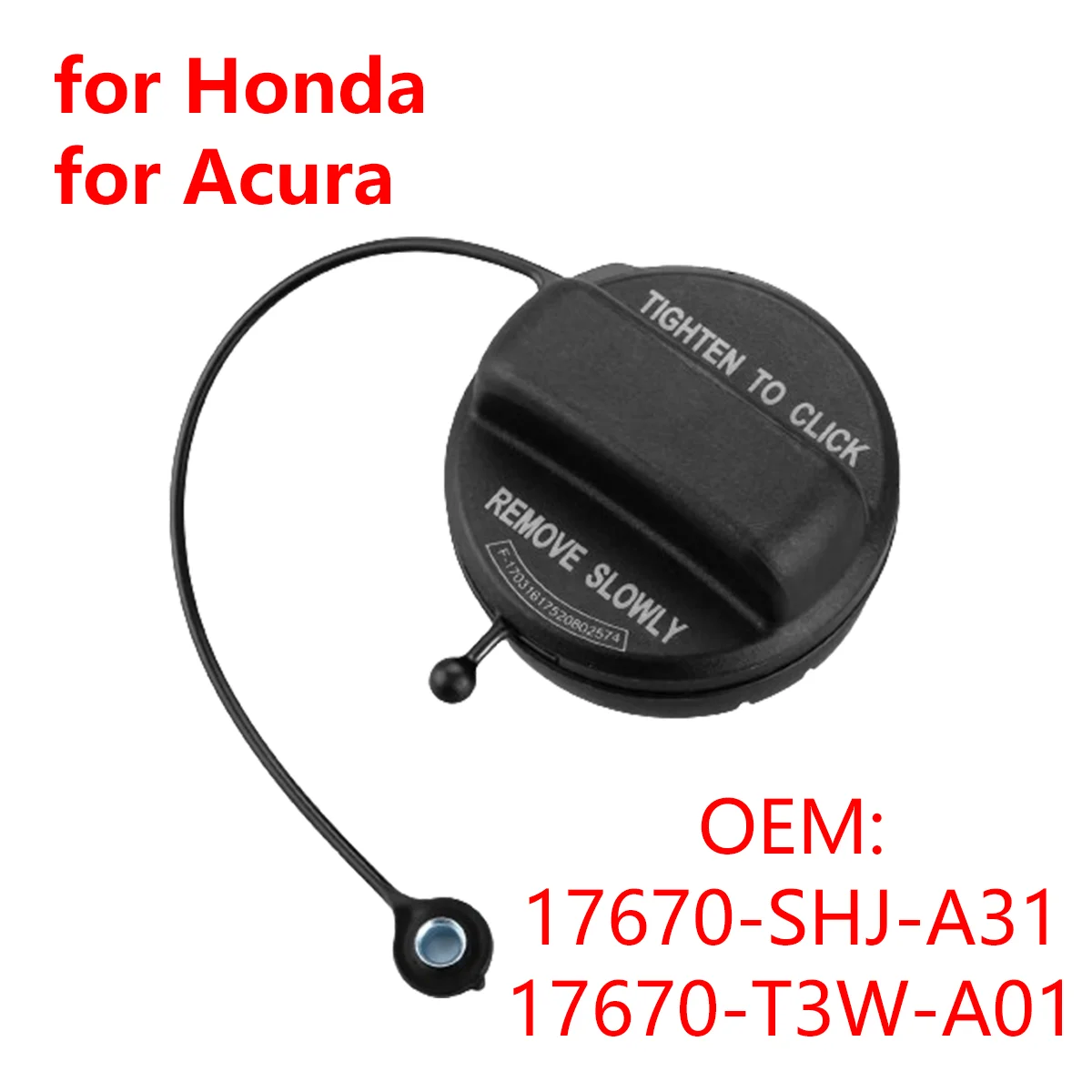 

Крышка бензинового топливного бака в сборе 17670SHJA31 для Honda CR-Z Accord Pilot Ridgeline S2000 для Acura