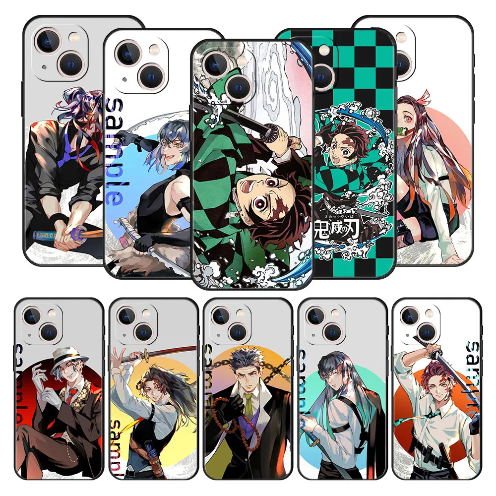 

Phone Case Cover for Oppo A53s F19 A53 A74 A93 A54 A16s A15s A31 Capinha Protection Shell Casing Trend Korea Demon Slayer