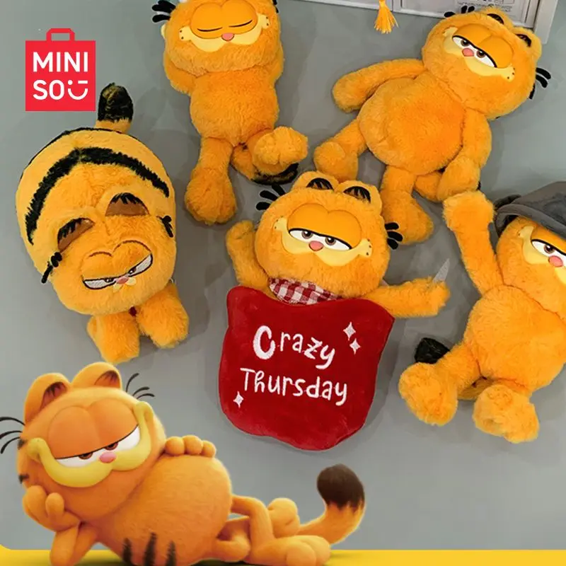 MINISO Joint Garfield Family Working Week Series 18 см слепая коробка кукла настольный орнамент игрушки