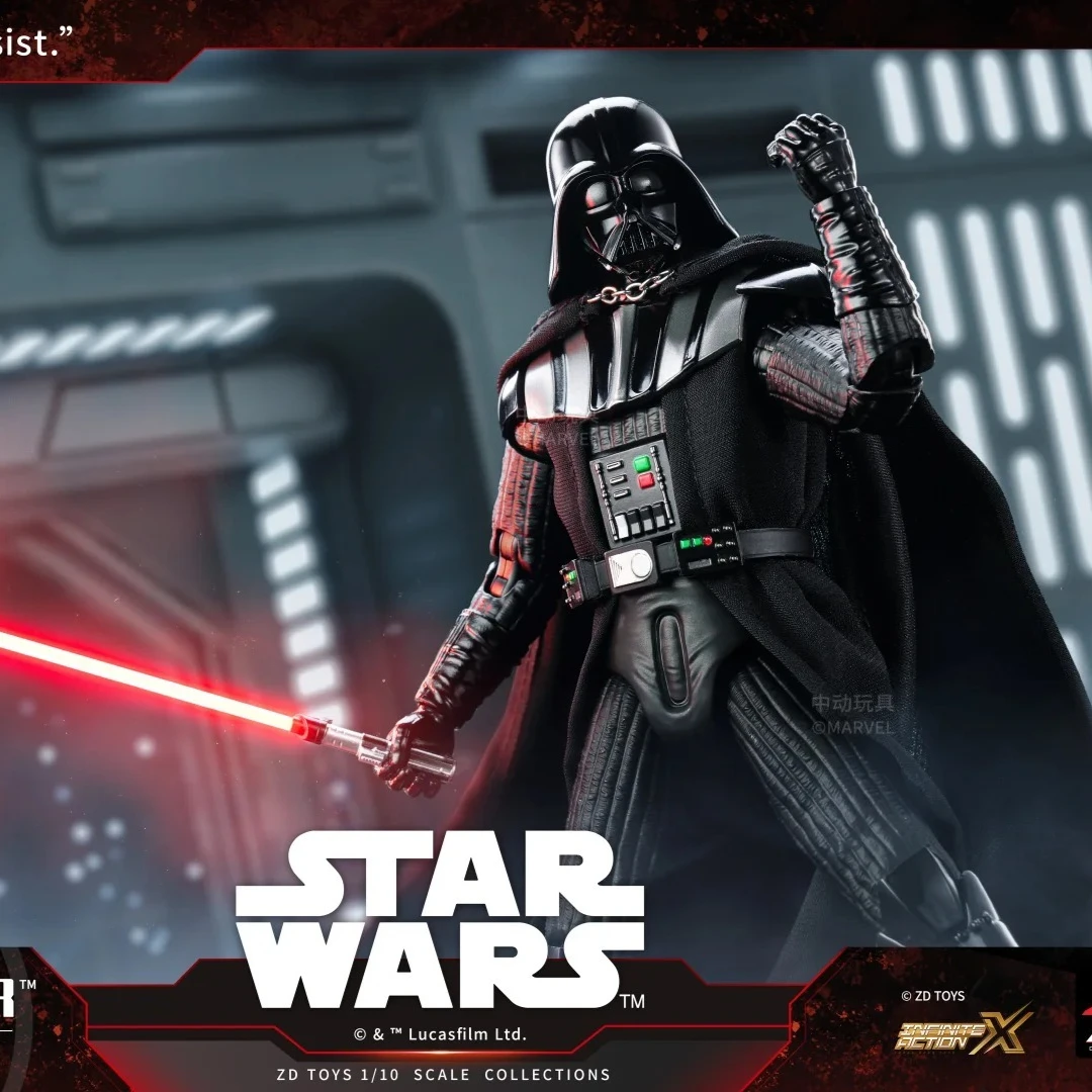 Фото Новые фигурки ZD Toys 1/10: Мандалорец, Грогу, Звездные войны, Дарт Вейдер, Люк Скайуокер, Штурмовик. Аниме-модели, подвижные игрушки. №3