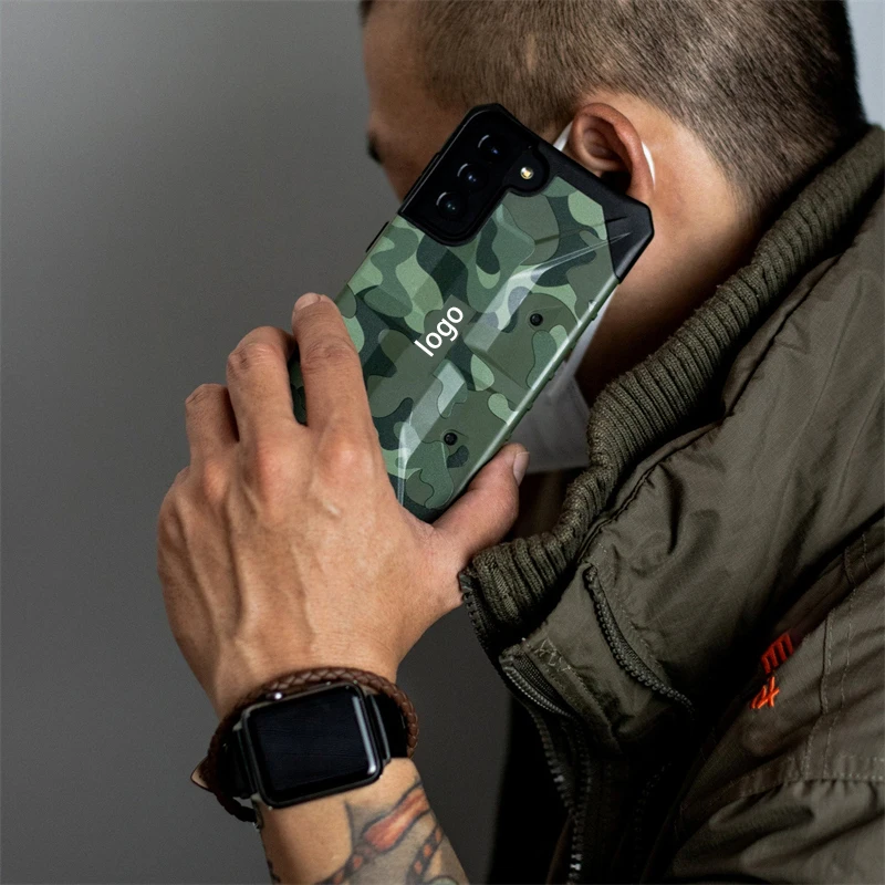 

Shockproof Rugged Tough Forest Camo Case for Samsung Galaxy S22 Ultra S20 FE S21 Plus S10 Note 20 10 Original Cover Accessories