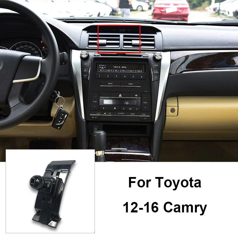 

Автомобильный держатель для телефона специальный кронштейн для Toyota Highlander Corolla Sienna Camry RAV4 Vios крепление на вентиляционное отверстие