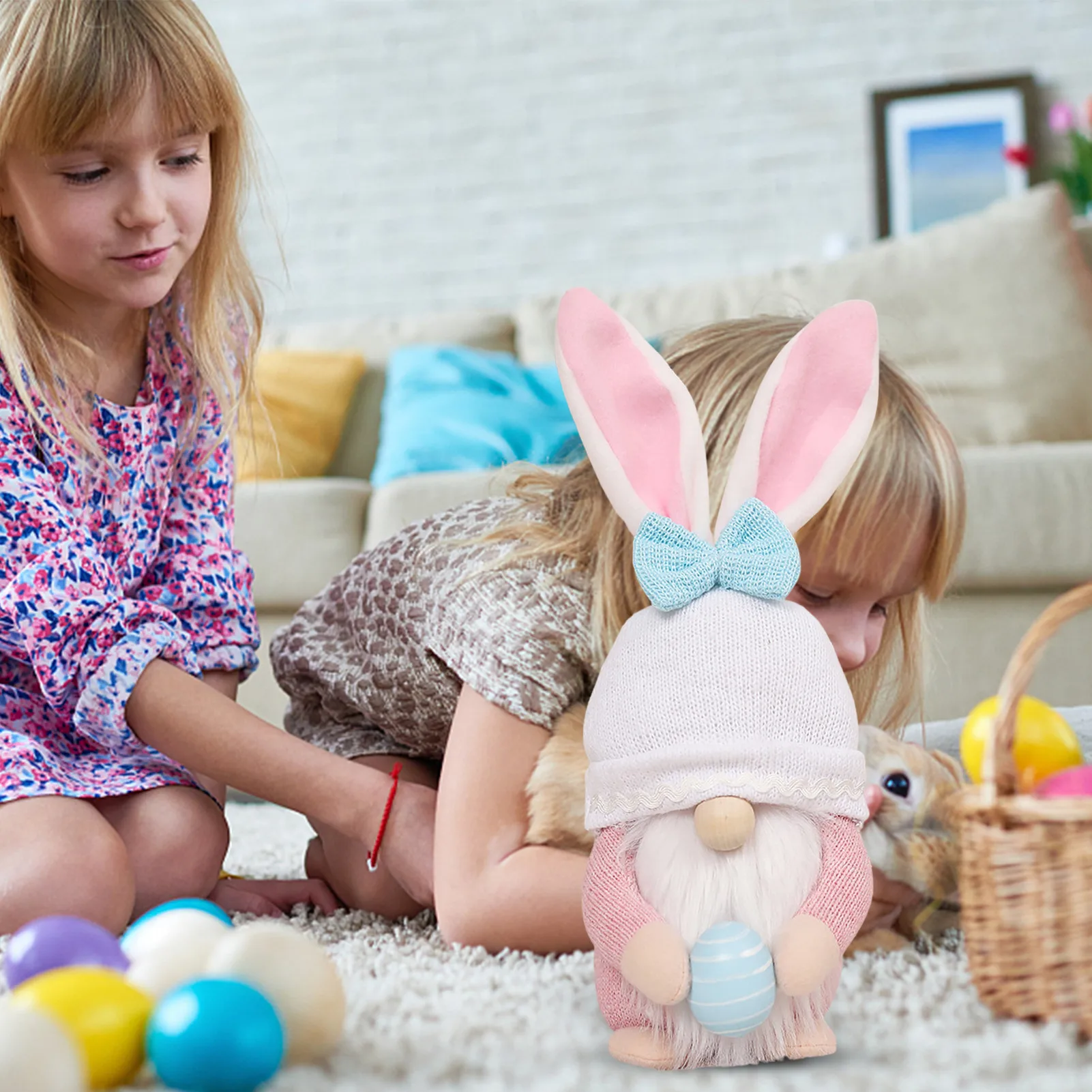 

Handmade Easter Decorations For Home Bunny Faceless Gnome Doll Ornaments 2022 Kids Toys Easter Bunny Home Party Decor Supplies