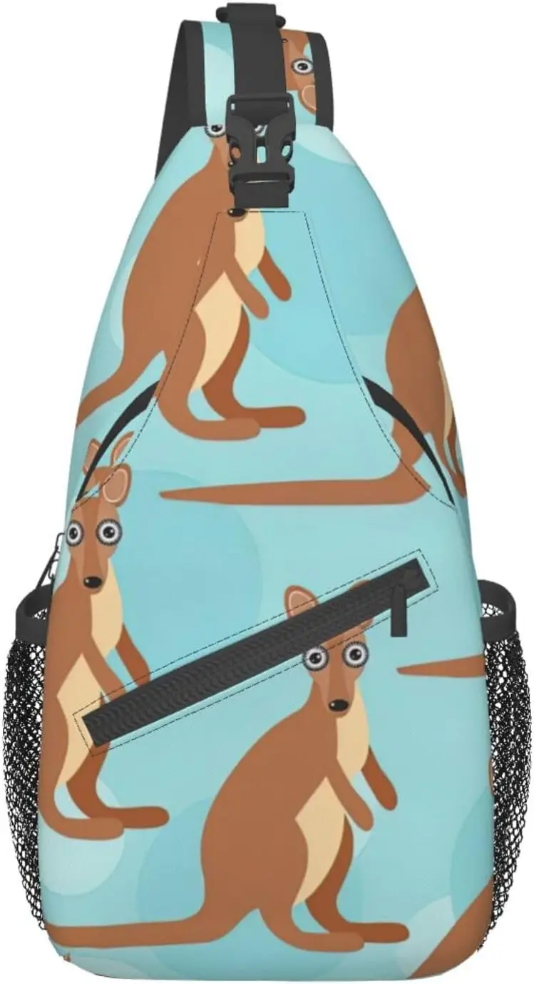 Забавная стильная нагрудная сумка для зоопарка кенгуру рюкзак отдыха маленькая