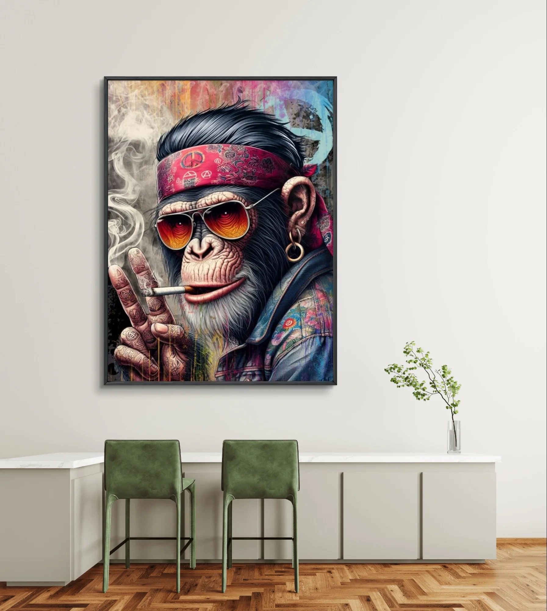 Набор для алмазной живописи 5D Chimpanzee абстрактные Gorillas творчества алмазная