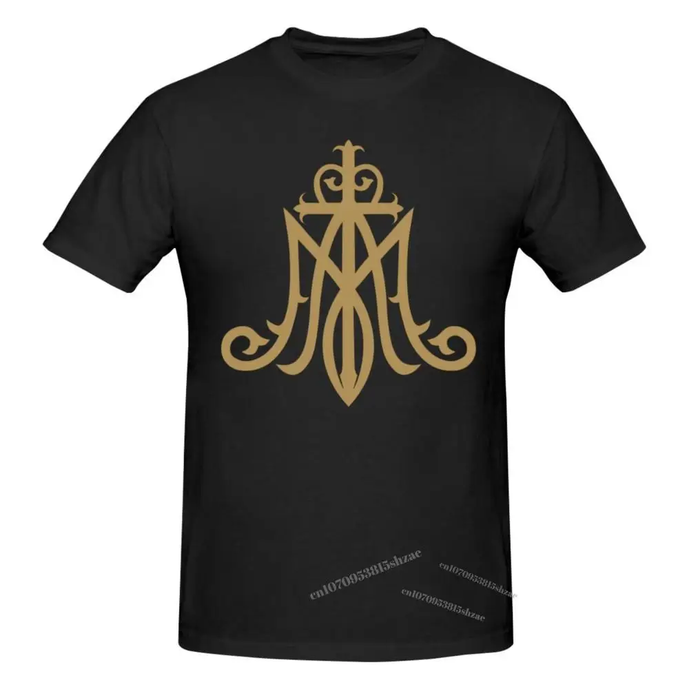 

Virgin Mary Monogram Tshirt man T Shirt Woman T Shirt