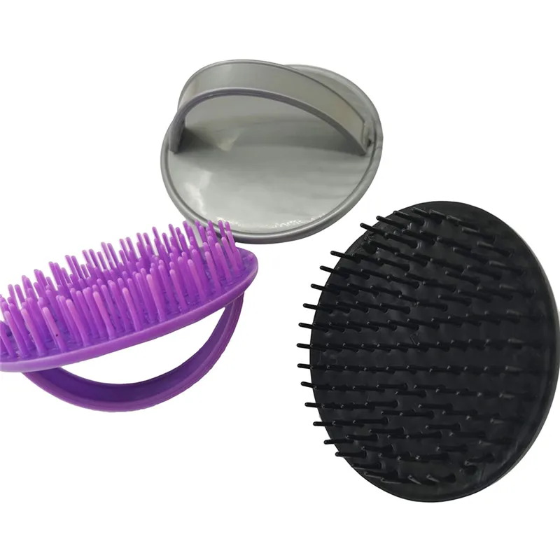 

Spa Massage Hair Brush Multifunction Hair Scalp Massager Soft Silicone Shampoo Brush Mini Head Meridian Massage Brush Tool