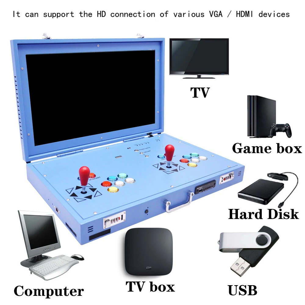 

24 inch 2 Player Arcade Game Machine With Classic 10188 in 1 Pandora 3D video game console machines
