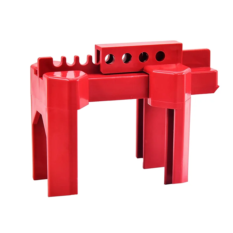 

Ball Valve Locking Adjustable Ball Valve Locking Device Small for 1/2Inch-2-1/2Inch Outer Pipe Diameter Red