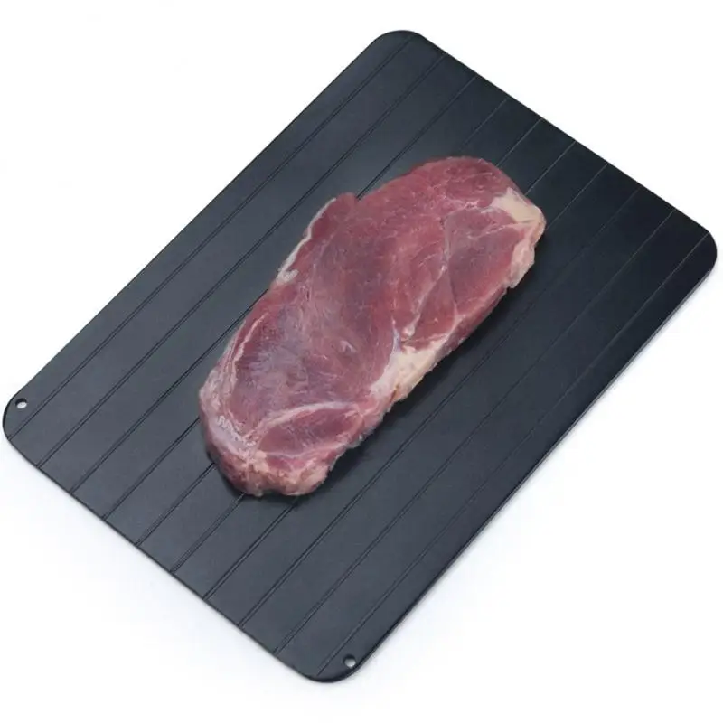 

Round Corner Thawing Plate Portable Thawing Board Heat Dissipation Groove Design 360 Degrees No Dead Angle Quick Thawing Plate