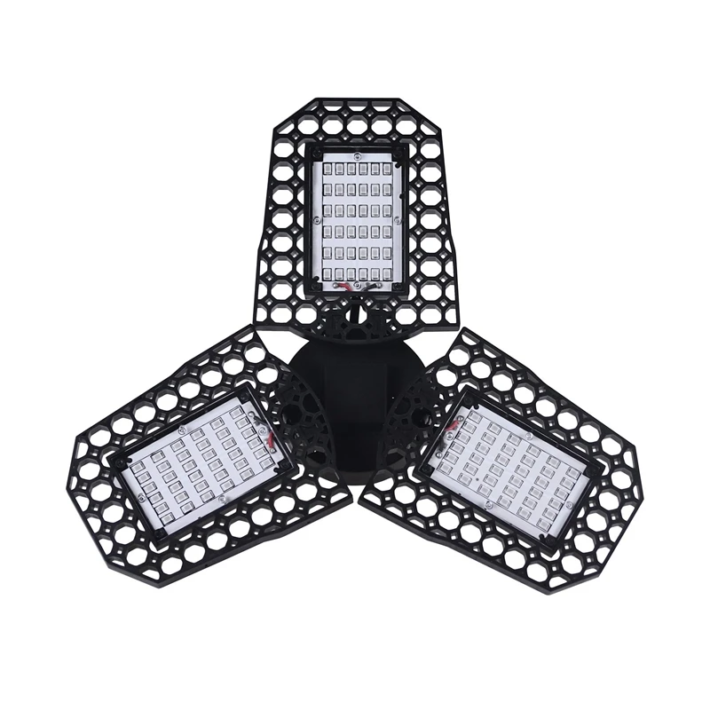 

Светодиодная фитолампа с бусинами E27, складной светильник полного спектра для выращивания растений, красный и синий свет