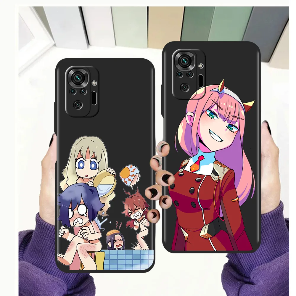 

Zero Two Darling In The Franxx Funda Phone Case For Xiaomi Redmi Note 8 11 10 Pro 10S 9S 9 9T 8T 9C 9A 8A 7 K40 Gaming Cover