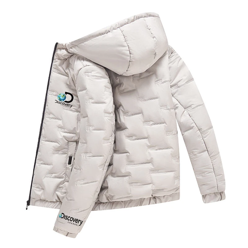 

Men's Hooded Jacket Warm Hooded Jacket 2022 Winter Korean Style Men's Hooded Jacket Men's Casual Jacket Streetwear