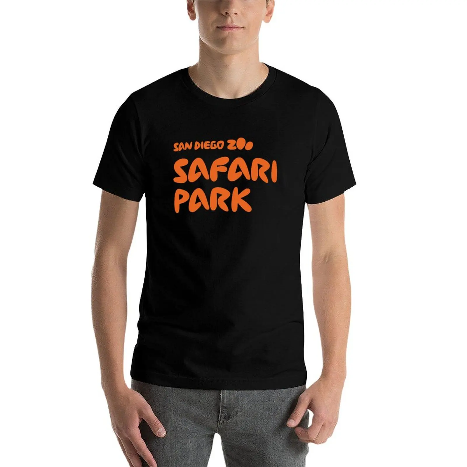 Фото Футболка Zoo Safari Park in San Diego, повседневная футболка для ежедневной носки №3