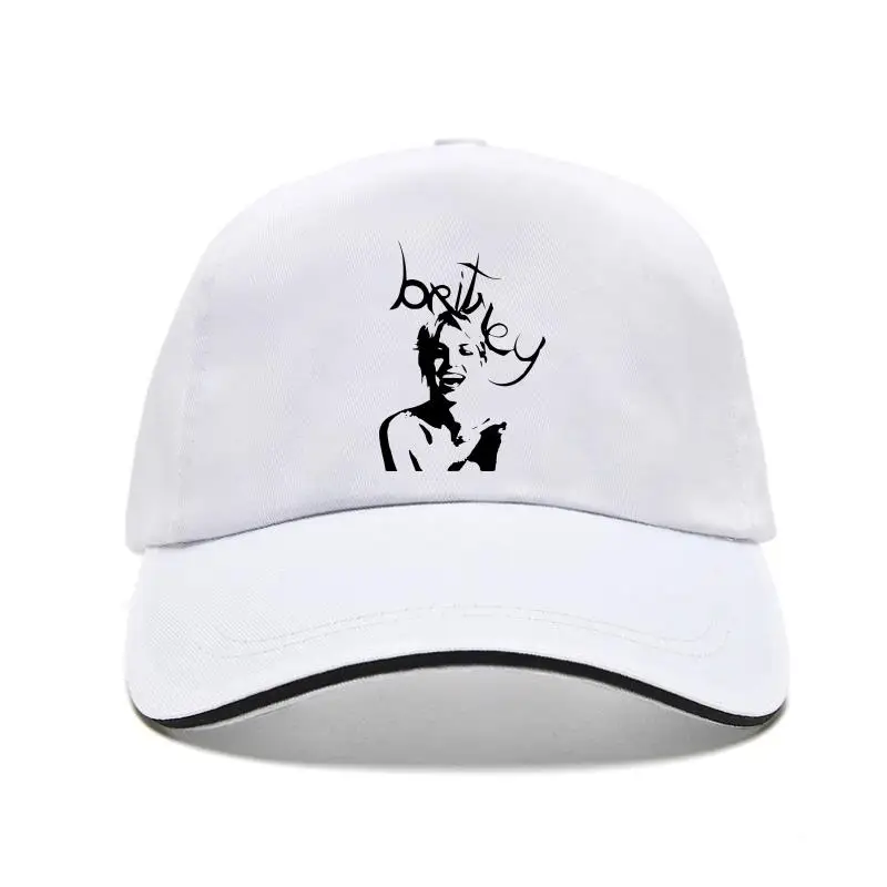 

Britney Retro Grey White Baseball Cap Men Unisex Women Fitted Gift Printing Baseball Caps
