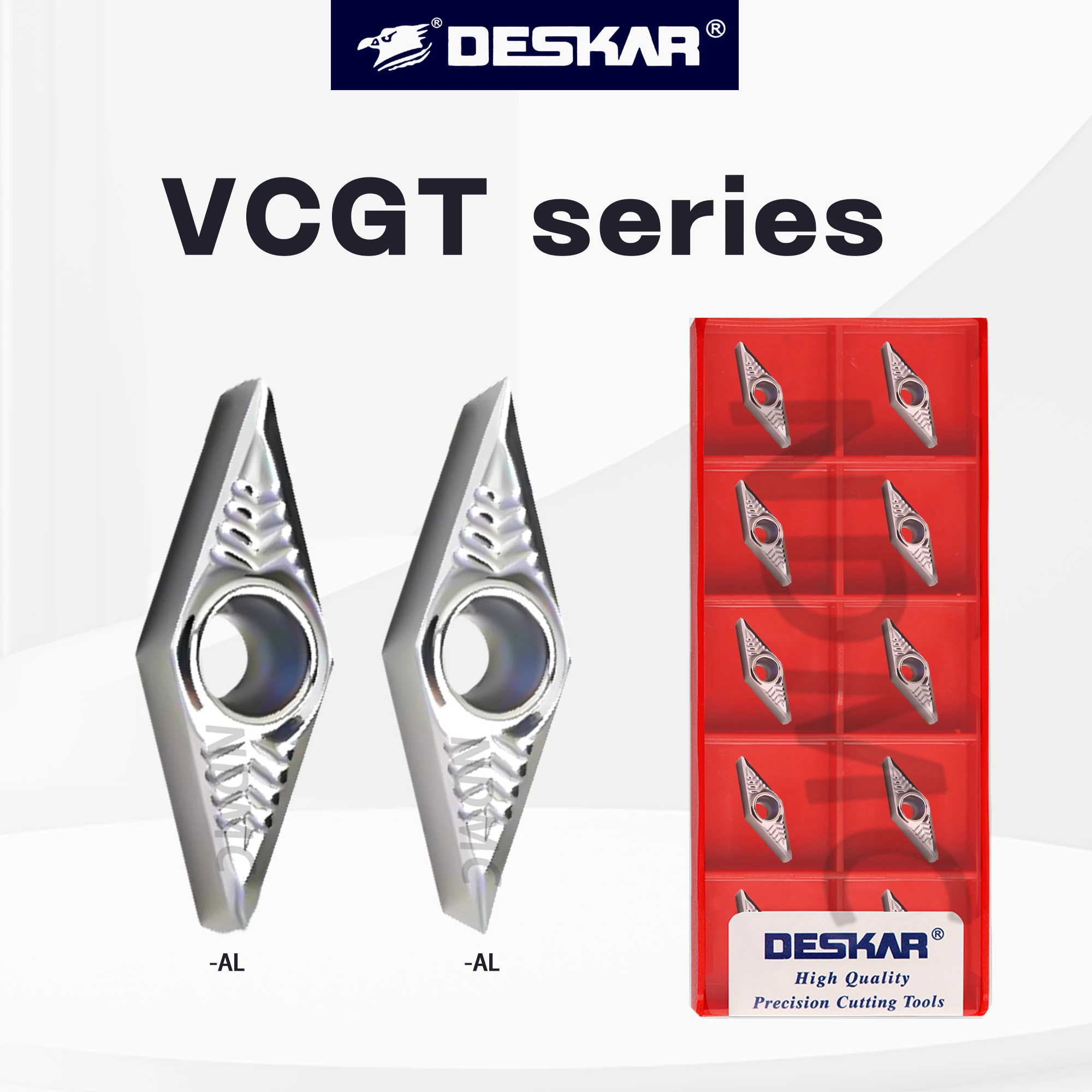 

Токарный станок с ЧПУ VCGT110302-AL K10/VCGT110304-AL K10/VCGT110308-AL K10 Лезвия для обработки алюминия Инструменты для токарных станков Инструменты для обработки алюминия