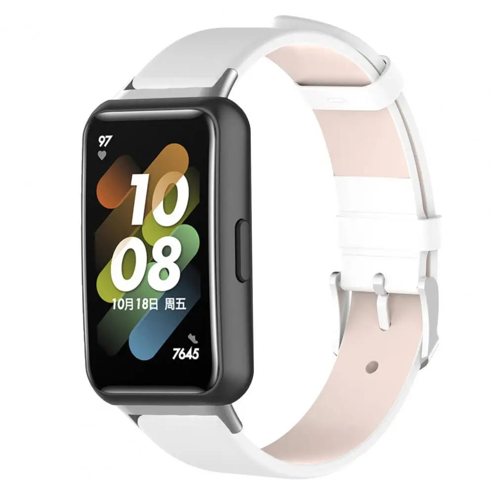 

Удобный ремешок из искусственной кожи для наручных часов Huawei Band 7, не выцветает