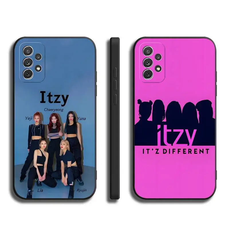 

Girl Group ITZY Phone Case For Samsung M 10 11 20 21 30 31 51 S Prime S5 6 S9 S6 S8 S7 Edge Black Soft Silicone Cover