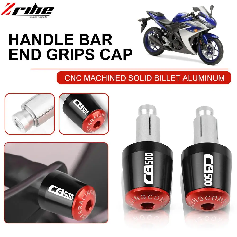 

Handle Bar Ends For Honda CB500 CB500F CB500X CB 500X 500F 22mm Motorcycle Handlebar Grips End Cap Anti Vibration Slider Plugs