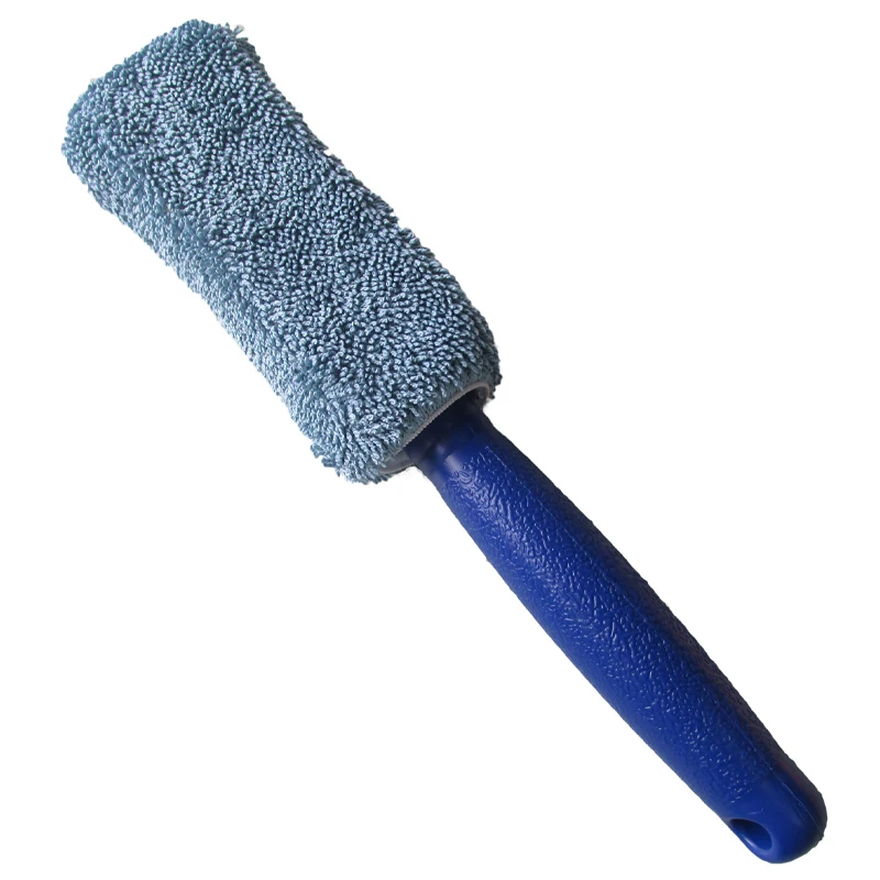

Car Wash Super Brush Microfiber Fiber Premium Wheels Brush Non-Slip Soft Handle Easy To Cleaning Car Wheel Car Accessories