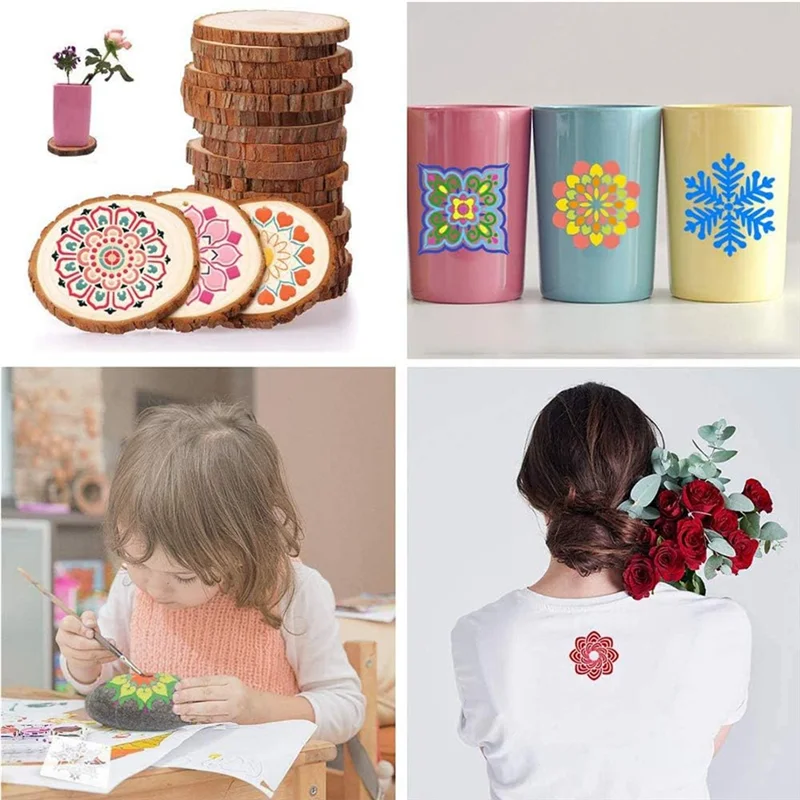 Набор для рисования мандала 78 шт. трафареты мандалы