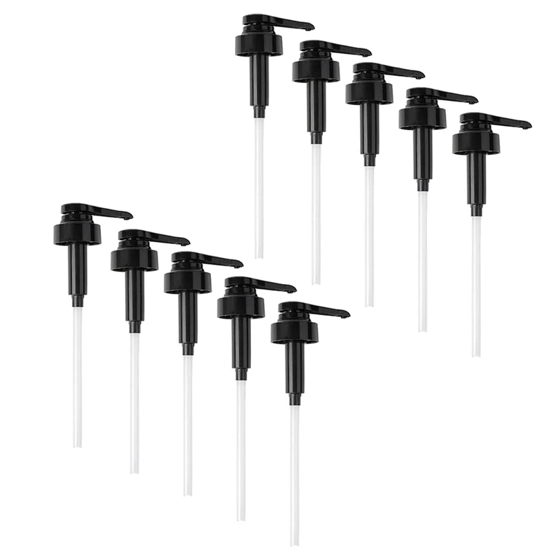 

10Pcs Syrup Bottle Nozzle Pressure Oil Sprayer Household Oyster Sauce Plastic Pump Push-Type Tools Kitchen Accessories