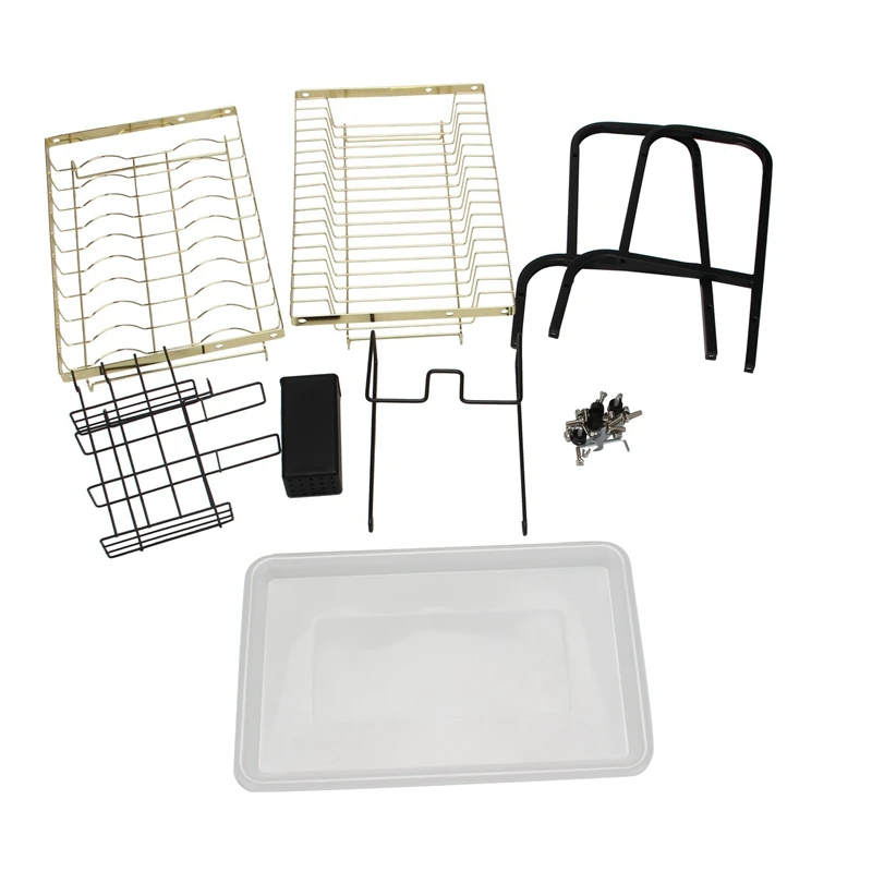 

Dish Rack Kitchen Dish Drainer Rack Dish Utensil Holder Kitchen Rack Plate Bowl Storage Organizer