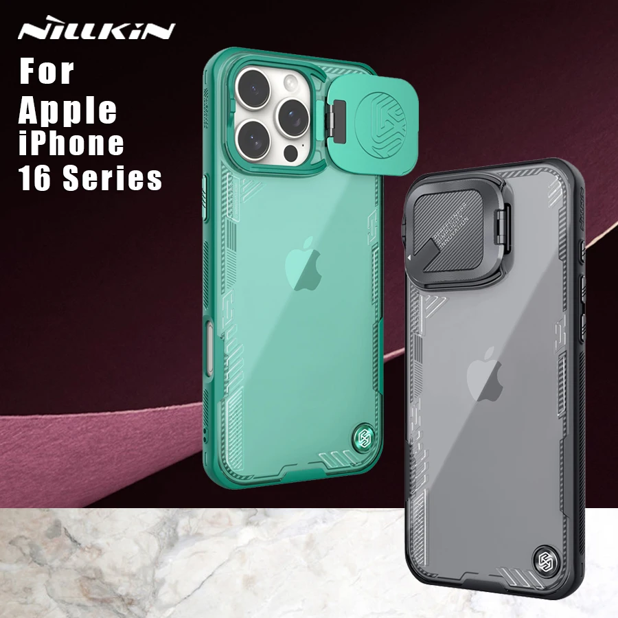 Фото NILLKIN для iPhone 16 Pro Max/16 Pro iceblade Prop, прозрачный прозрачный объектив 360, защитная задняя крышка для полной камеры №1