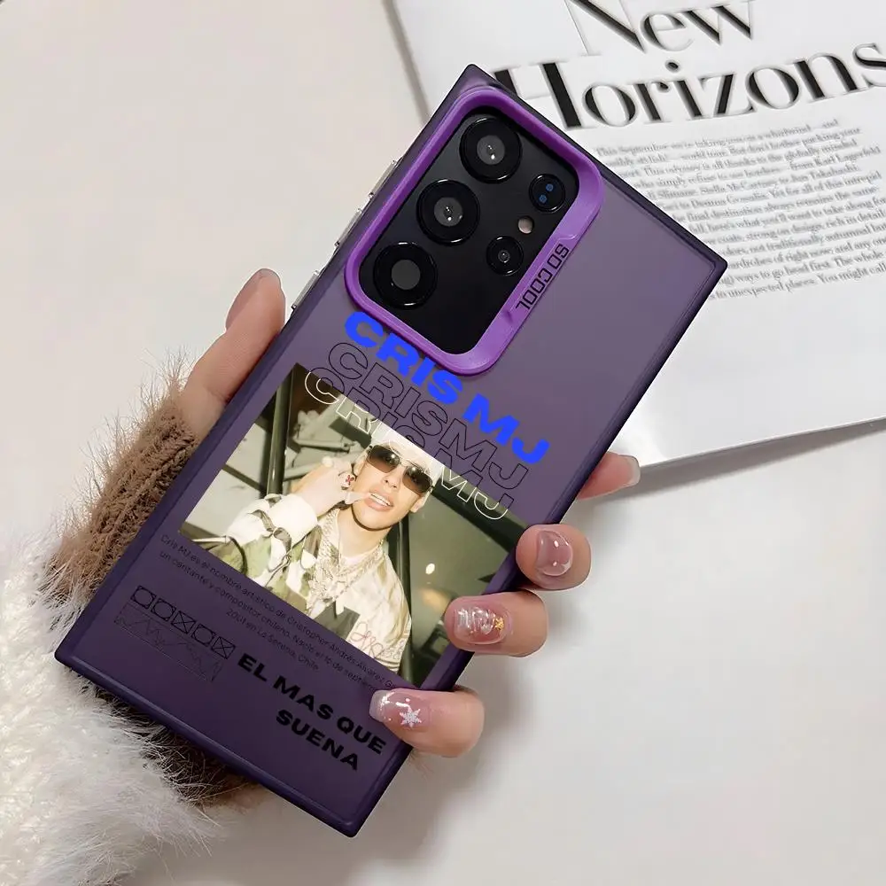 Фото Чехол для телефона C-Cris Mj Singer Rap для Samsung Galaxy S25 Edge S24 S23 S22 S21 S20 Ultra, силиконовый, разноцветный, серебристый №4