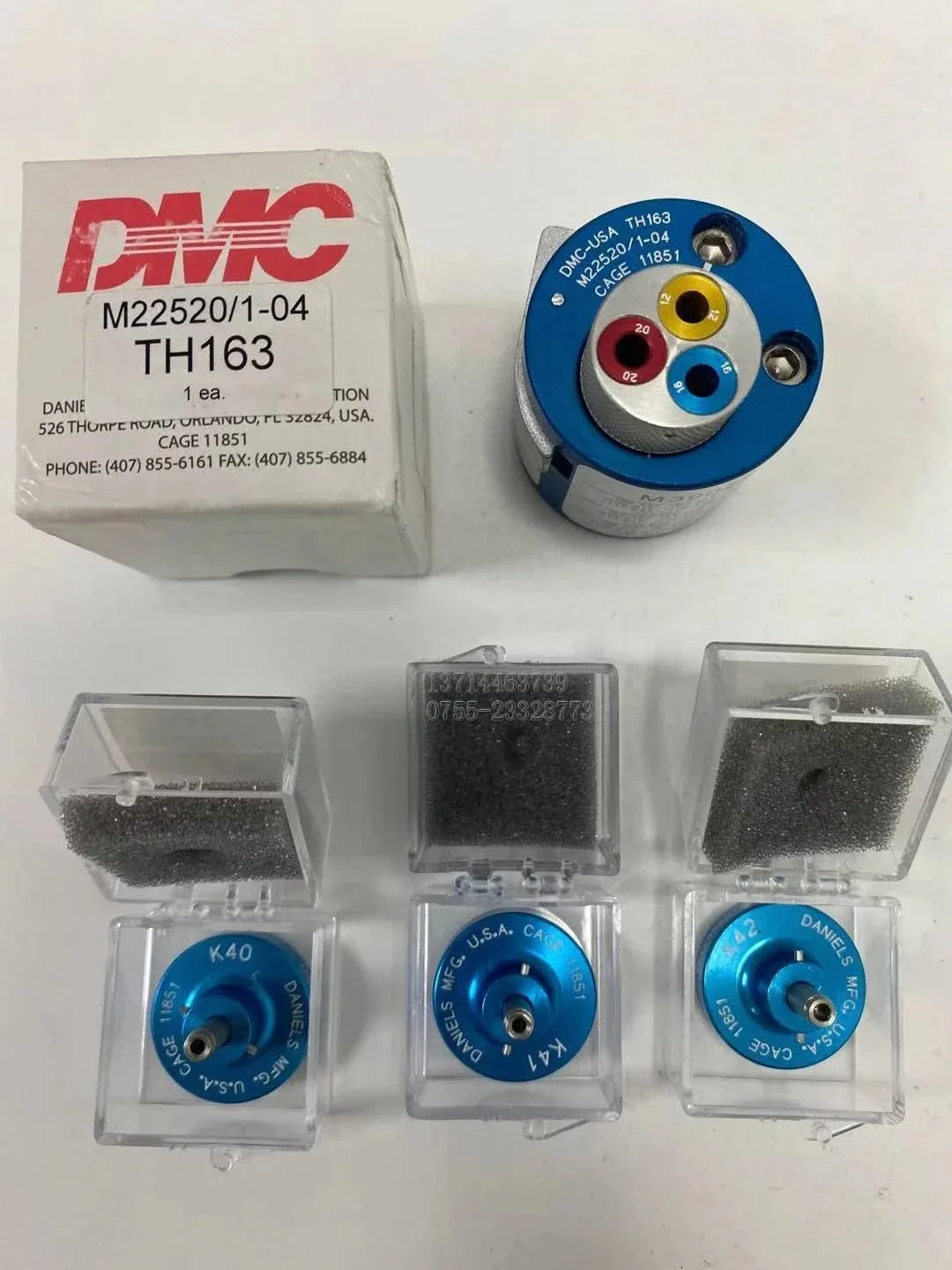 Фото Обжимные клещи DMC AFM8 AF8 Позиционер K40/41/42/43 TH163 UH2-5 M2 2520/1-01 №2