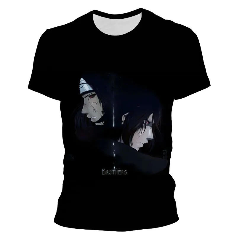 

Anime T-shirt For Children Summer Short Sleeve Japanese Men Women T Shirts Bandai Naruto 3D Print Boy Girl Kids Clothes Tee Cool