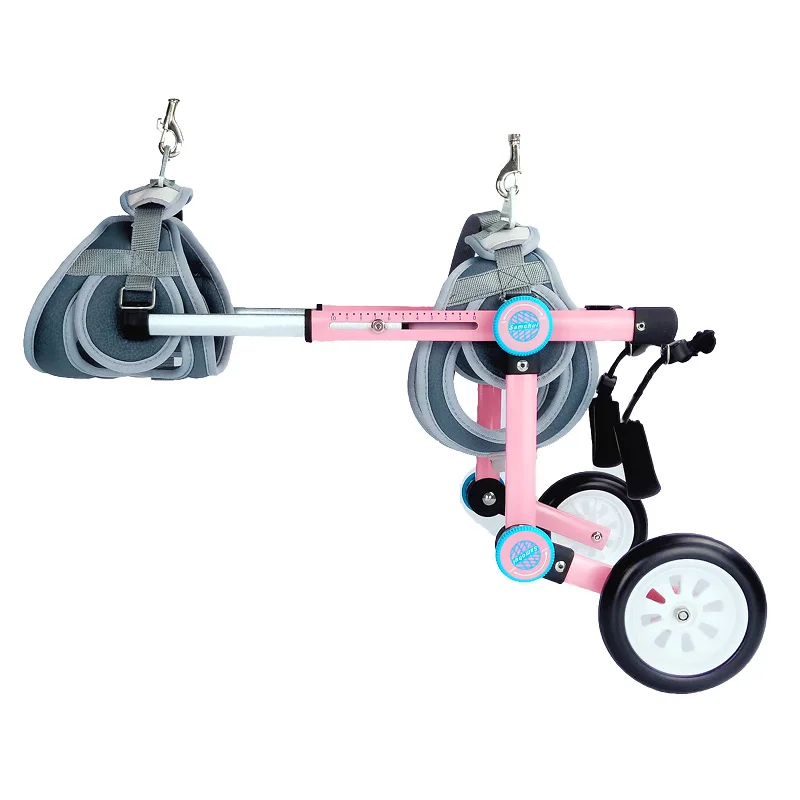 

Hot Selling Pet Healthcare Assisted Walk Car Adjustable Dog Wheelchair Walker Rehabilitation Training Dog Cart