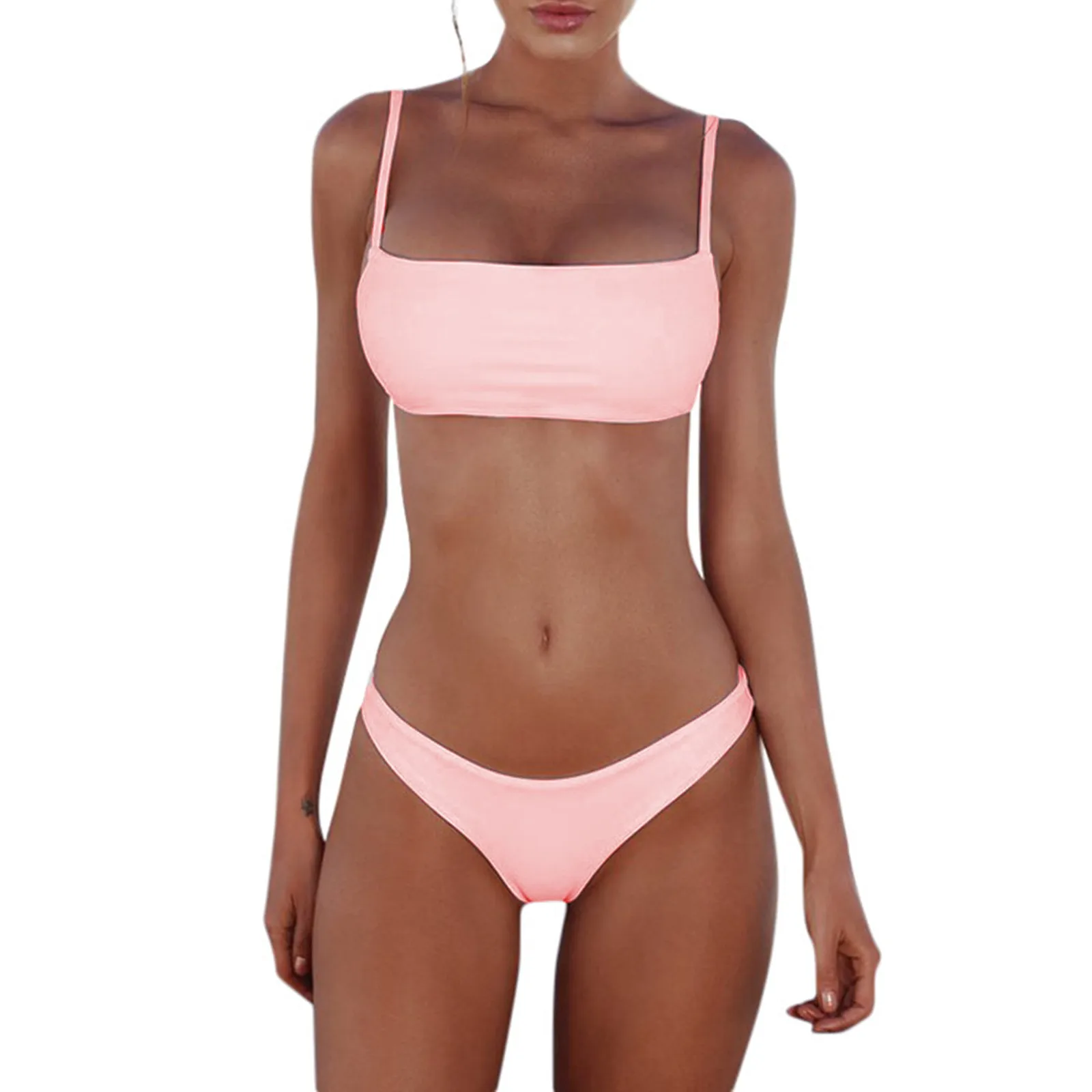 

2023 New Sexy Push Up Unpadded Brazilian Bikini Set Women Vintage Swimwear Swimsuit Beach Suit Biquini Bathing Suits Drop Ship