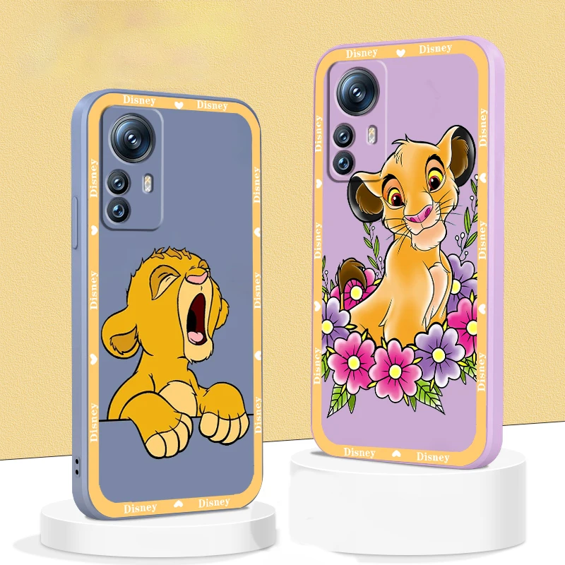 

Phone Case For Xiaomi Mi 13 12S 12 12X 12T 11i 11T 11 10 10S 10T Pro Lite Ultra 5G Disney The Lion King Art Liquid Rope