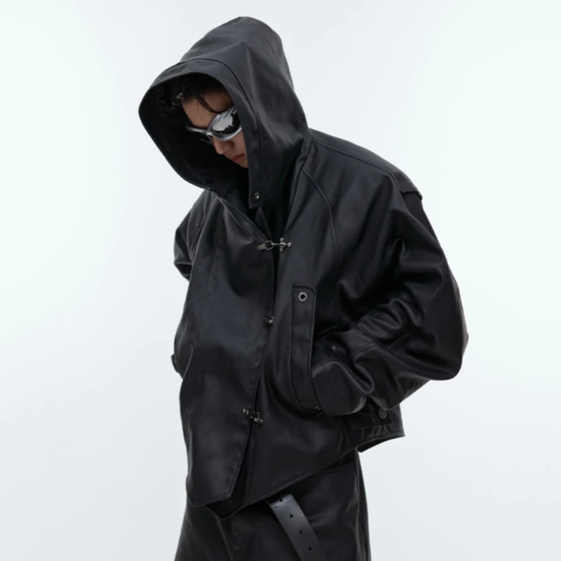 Мужской комплект из двух предметов IEFB куртка с капюшоном и прямые брюки