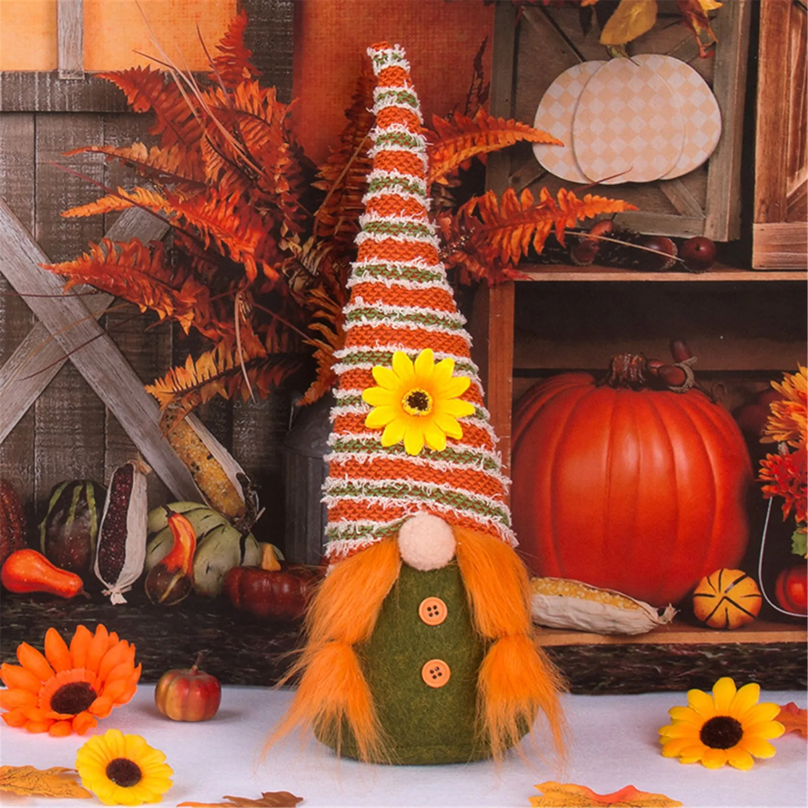 

Thanksgiving Decorations Thanksgiving Gnomes h Swedish Elfs Ornament Fall Autumn Dolls For Farmhouse White Sculpture Decor