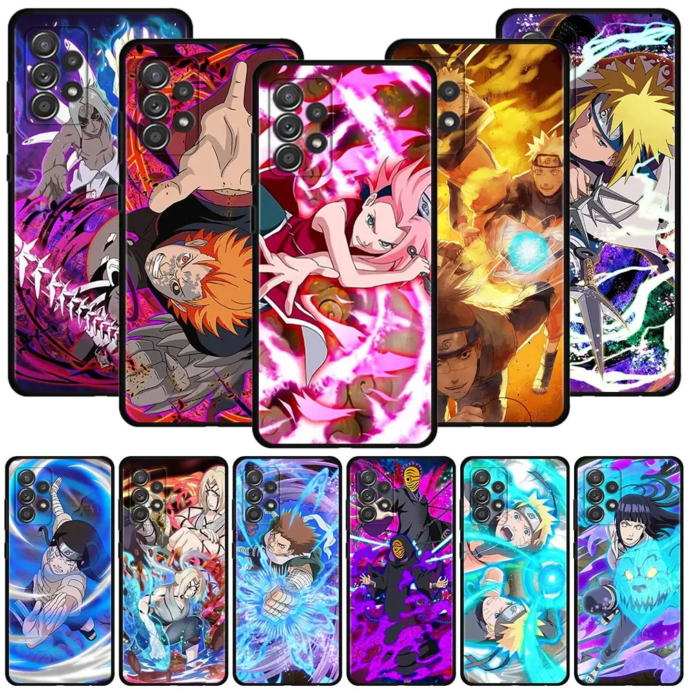

Phone Case For Samsung A13 A33 A53 A73 A23 A12 A52 A51 A32 A21s A71 A31 A02s A72 A41 A03s A22 A52s Coque Naruto Itachi Akatsuki