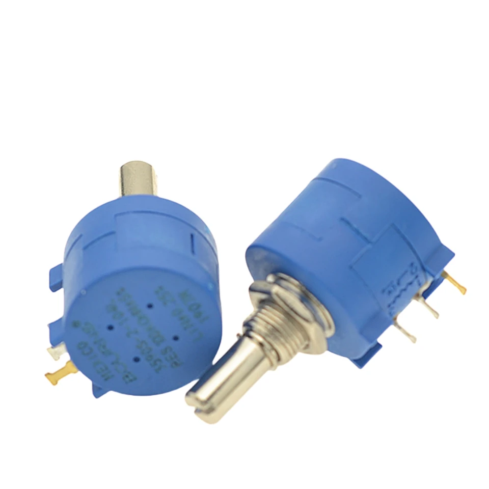 Прецизионный Поворотный Потенциометр 1K-500R Многооборотный Регулируемый Резистор