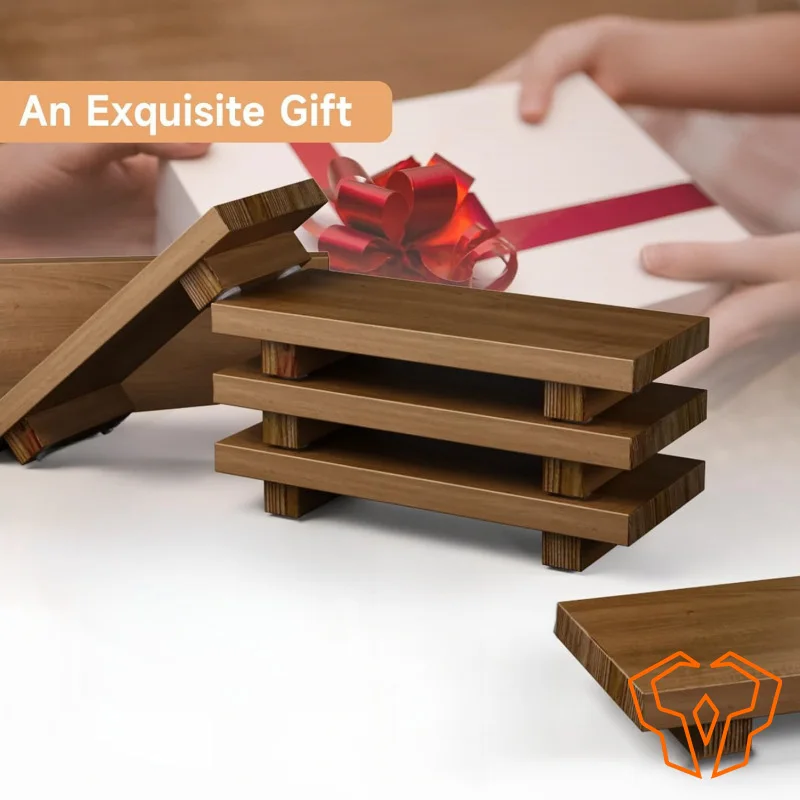 Деревянный поднос для ванной комнаты маленькое украшение стола мыла туалетных