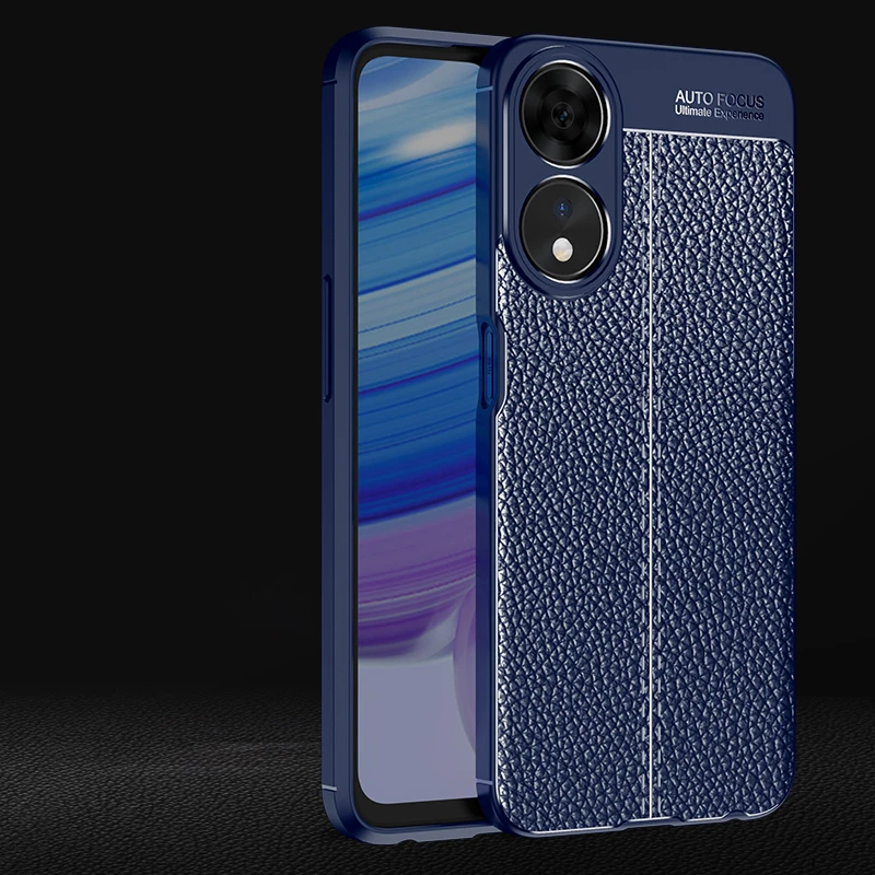 For OPPO A78 5G Case Cover OPPO A 78 A78 5G Capas New Armor Phone Back Soft Shockproof Bumper TPU Leather Fundas OPPO A78 Cover