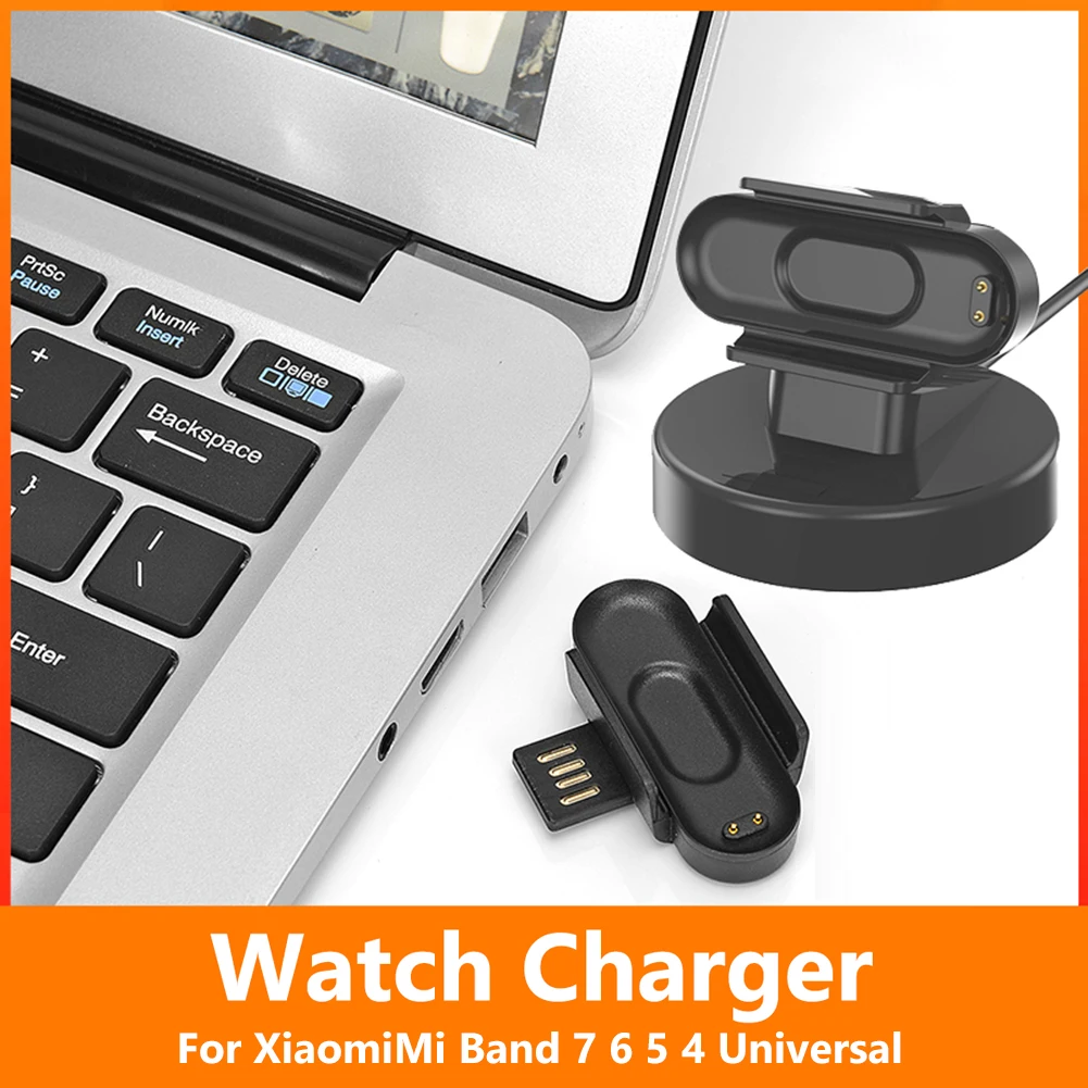 

Universal 2 in 1 Charging Stand Set Nfc Version Portable Cradle Charger Free Charging Strap Suitable for Xiaomimi Band 7 6 5 4