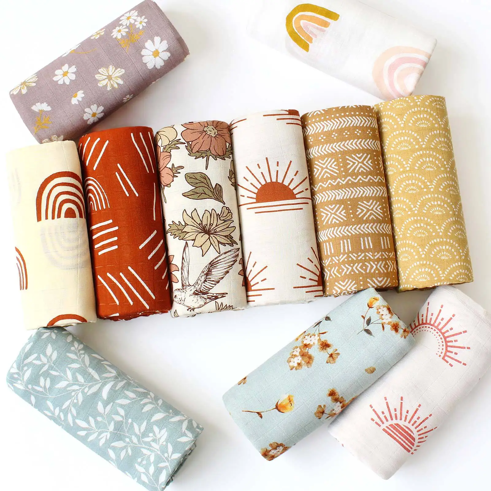 

120x120cm Muslin Bamboo Cotton Gauze Wrapping Towel Baby Wrapping Baby Hug Quilt Blanket Newborn Swaddle Towel Summer Bath Towel
